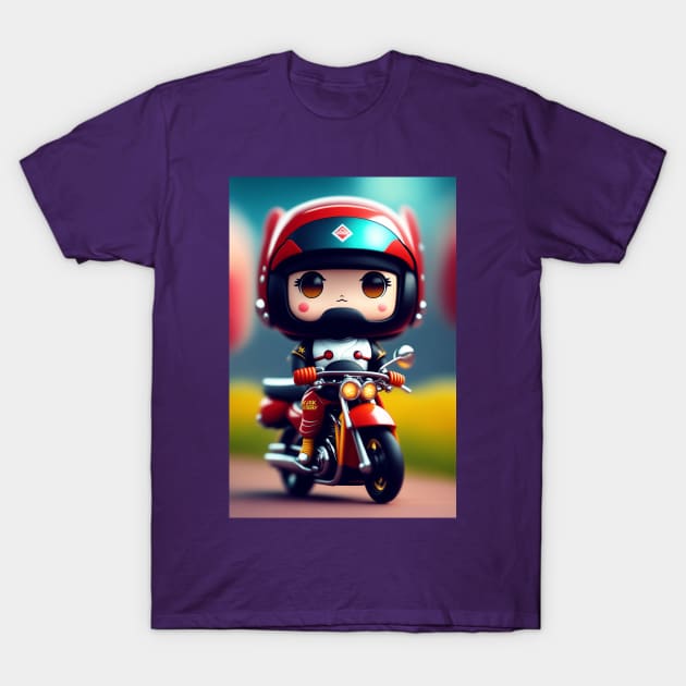 Cute Warrior-Brave and Adorable Print Art-0003 T-Shirt by ASKLOVE